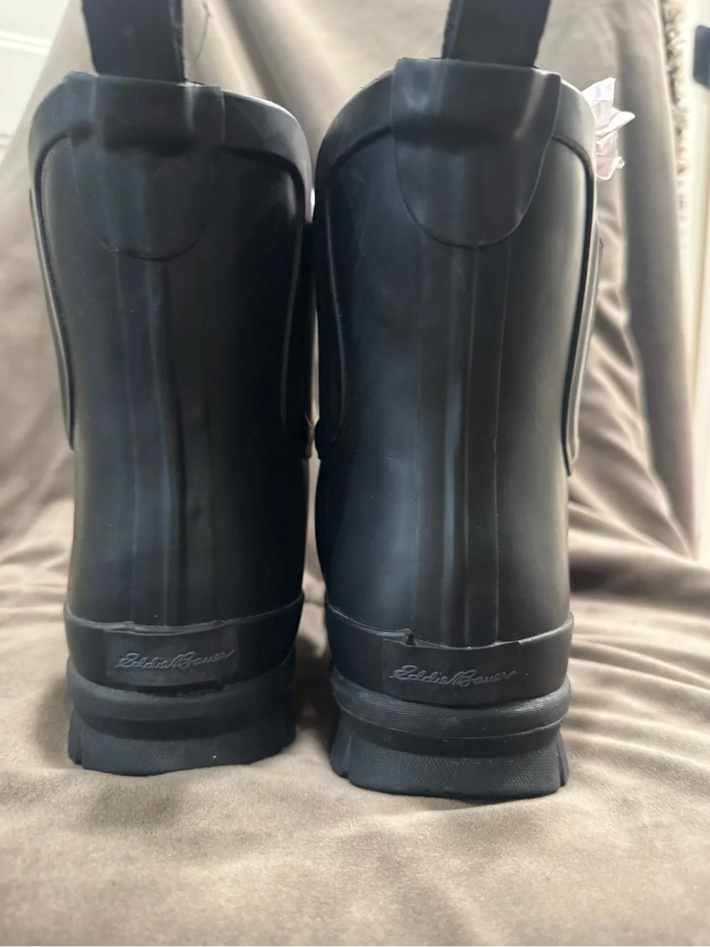 Eddie Bauer Black Chelsea Rain Boots - Women